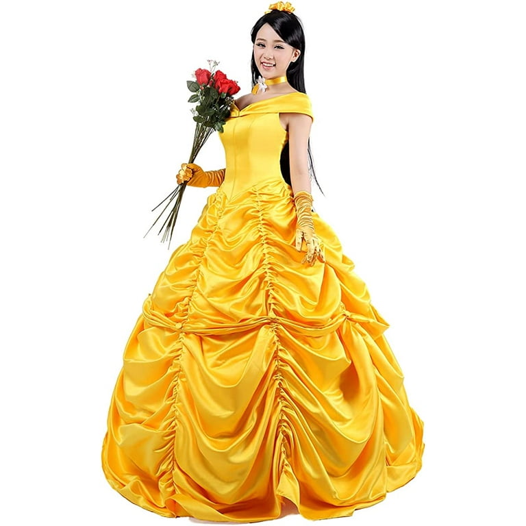 Adult Yellow Belle Dress