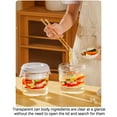 thumbnail image 6 of 1.3L Fermentation Crock Food-Grade Plastic Pickle Press Container with Mesh Filter Weighted Plate for Kimchi Sauerkraut Making, 6 of 9