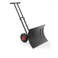 thumbnail image 1 of Pelle à Neige Roulante Robuste avec Roues - Lame Métallique Inclinée 29x20 Pouces à 5 Positions, Poignée Ergonomique Ajustable - Pousse-Neige Efficace pour Entrée, Trottoir, Jardin, 1 of 6