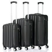 Best Suitcases - Zimtown 3 Piece Nested Spinner Suitcase Luggage Set Review 