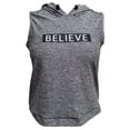 thumbnail image 1 of Playera Danskin para Mujer, Deportiva con Capucha Gris Jaspe Talla  M, 1 of 4