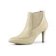 thumbnail image 1 of Unique Bargains Women's Pointed Toe Stiletto Heel Chelsea Boots, 1 of 8