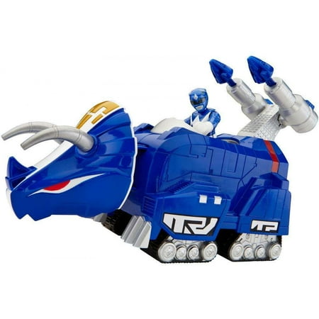 Imaginext Power Rangers Blue Ranger and Triceratops - Walmart.com