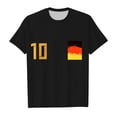 thumbnail image 4 of WEAIXIMIUNG T-Shirts Filles 2024 Coupe d'Europe pour Enfants Équipe Mode Imprimée Manches Courtes Col Rond T-Shirt 10, 4 of 4
