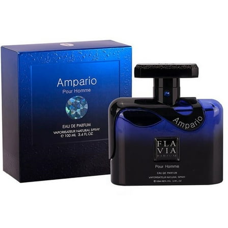 Flavia Men's Ampario Pour Homme EDP Spray 3.4 oz Fragrances 6294015106152