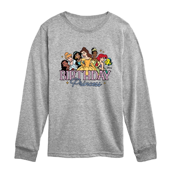 Disney - Birthday Princess Toddler Long Sleeve Graphic T-Shirt