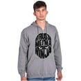 thumbnail image 4 of Funny Trust Me I'm A Ninja Joke Zip Hoodie Sweatshirt Men Brisco Brands S, 4 of 6