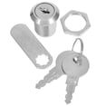 thumbnail image 1 of KAKOWELY tool 1 Set Craftsman Tool Box Lock Replacement Pantry Door Lock Lock Latch Cable Locks With Keys Safe Replacement Lock Cam Locks1.1"X0.91"X0.91", 1 of 4