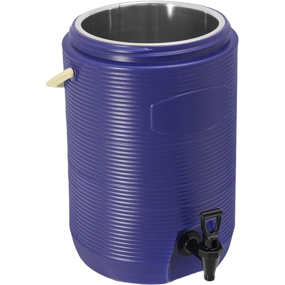 Stainless Steel Insulated Beverage Dispenser 4.07Gal/15.4L Cold Hot Drink Container With Spout Faucet Triple Layer Insulation 8H Retention