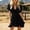 Black, variant on Dresses for Women Jerdar Womens Summer Dresses 2026 Floral Cap Sleeve Wrap V Neck Ruffle A-Line Sun Boho Dress L