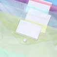 thumbnail image 1 of FUTUREORYY 25Ud Folder De Documentos De PVC Resistente Transparente Con Botón Para Uso En Oficina, 1 of 6