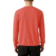 thumbnail image 2 of Ma Croix Mens Garment Dyed Organic Cotton Comfort Customizable Long Sleeve T Shirt, 2 of 6