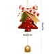 thumbnail image 3 of Adorno para árbol de Navidad | Decoración colgante flocada, blanco rojo marrón, 7,08x3,14 in | Colgante reutilizable duradero, decoración navideña interior para exteriores, fácil de colgar | Acento, 3 of 6