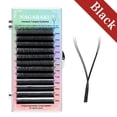 thumbnail image 1 of NAGARAKU YY Forma Triple Puntas Tejido a mano Premium Luz suave Pestañas naturales Suministros de extensión Maquillaje Malla Net Cross Lash Dengxun unisex, 1 of 2
