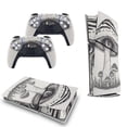 thumbnail image 5 of Mushroom Stillness Sketch Console Skin Bundle for PS5 Pro Slim Disc & Digital / PS4 – Full Wrap + Dual Controller Flair, 5 of 5