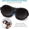 thumbnail image 3 of HLONK Sleep Mask 3 Pack  Upgraded 3D Contoured 100% Blackout Eye Mask for Sleeping with Adjustable Strap  Comfortable, 3 of 7