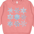 thumbnail image 3 of Inktastic Winter Snowflakes Toddler Sweatshirt, 3 of 4