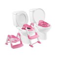 thumbnail image 1 of Baño Entrenador The Baby Shop  B069 3 en 1 escalera, asiento y recipiente Rosa, 1 of 5