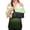 Gradient Army Green, variant on Post Shoulder Surgery Shirts for Women Chemo Dialysis Port with 2 Shoulder Half Zippers After Rotator Cuff Tops M