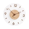 thumbnail image 1 of Reloj de pared acrílico nórdico, silencioso, redondo, para colgar en la pared, reloj decorativo para 12 pulgadas, 1 of 7