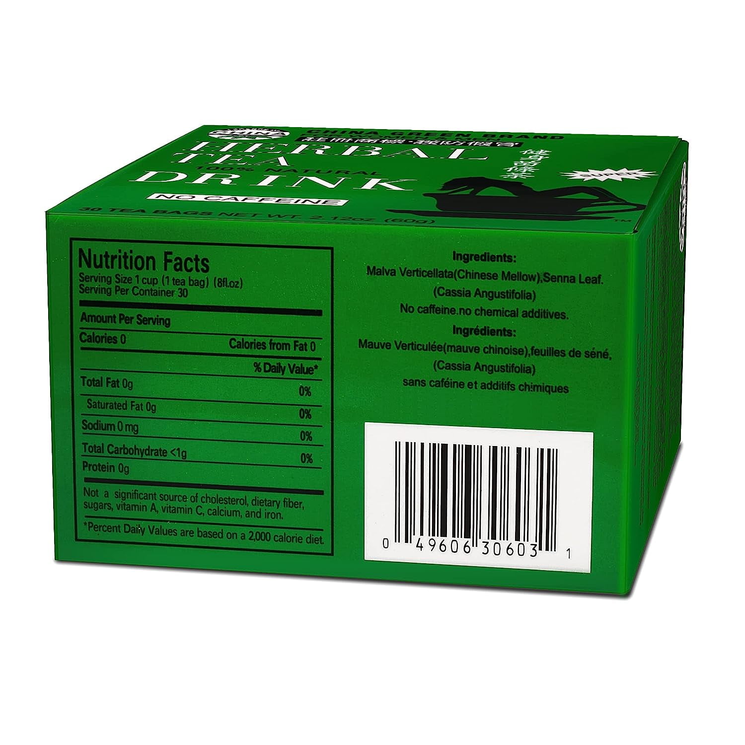 China Green Dieters Tea by Uncle Lee - Detox Tea with Senna Laxative, Constipation Relief for Adults, Supports A Healthy Weight, Caffeine-Free Herbal Tea Bags, 30 Count (Pack of 5)