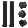 thumbnail image 1 of HAMPPLIES 1 Paire de Convertisseurs de Barre Noirs PP Accessoires de Réglage de Longueur de Barre, 1 of 8