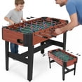 thumbnail image 4 of golytefs 47 Inch Foosball Table Classic Indoor Soccer Game with Score Keeper Competition-sized Game Table for Home Office Man Cave, 4 of 8
