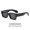 Black Frame Black Gray, variant on Thick Frame PC Sunglasses for Women Men, Versatile Square Fashion Sunglasses for Travel, Driving, Party, Outdoor Activities