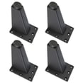 thumbnail image 1 of 4 Pcs Pieds de Meubles Réglables 8cm en Alliage d'Aluminium Épais pour Table, Armoires, Canapé, Lit, Meuble TV - Noir, 1 of 10