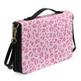 thumbnail image 2 of FOR U DESIGNS Leopard Print Leather Bible Cover Case Size XL Reusable Bible Bag with Handle and Zippered Bible Bags for Women Organizer Personalized Book Organizer Bag Bible Accessories, 2 of 7