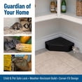 thumbnail image 3 of Lockable Mouse Bait Station – Triangular Rodent Trap Box with Key, Tamper Resistant Pest Control for Home & Outdoor, 3 of 9