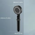 thumbnail image 3 of Handheld Shower Head,High Pressure Shower Head with Carbon Filter,Hard Water Softener,5 Spray Modes,Anti-Clogging Nozzles,Easy to Clean,One-Hand Operation,Easy Installation,with Universal Connector, 3 of 9