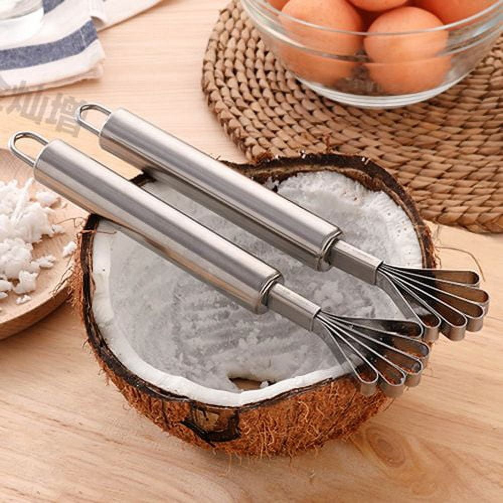 mooninja Coconut Grater Cheese Scraper Hand Coconut Meat Removal Shredder  Blade Manual Machine Fish Scaler With Stainless Steel For Cooking Kitchen