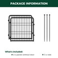 thumbnail image 2 of FXW Rollick Dog Playpen for Yard, RV Camping, 24 inch 4 Panels for Puppy and Small Dogs│Patented, Black, 2 of 4