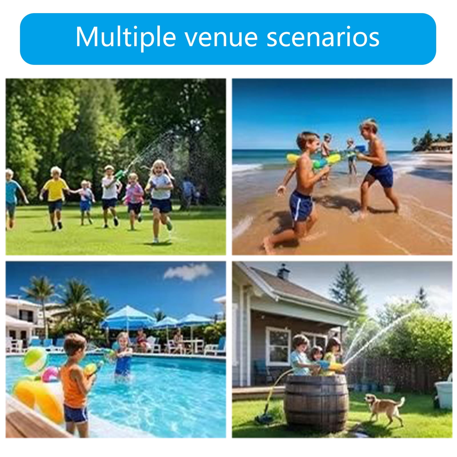 Fireworker Effects Water Squirting Toy for Teens Adult Water Fighting Game Water Guns for Outdoor Water Pool Activity