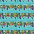 thumbnail image 1 of Ahgly Company Machine Washable Indoor Square Transitional Celeste Blue Area Rugs, 7' Square, 1 of 7