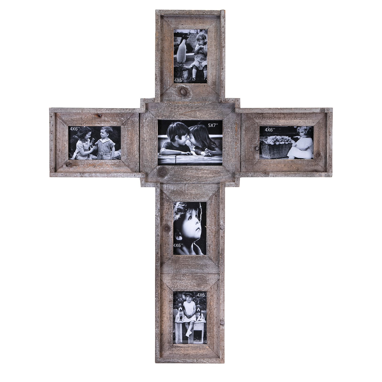 Imax Cross Family Collage Picture Frame