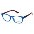 thumbnail image 2 of Fun Neon Color Spherical Frame Readers Reading Glasses - Matte Translucent Anti Blue Blocker Blue Purple +2.75, 2 of 4