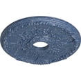 thumbnail image 3 of Ekena Millwork 18"OD x 3 1/2"ID x 1 3/8"P Antioch Ceiling Medallion (Fits Canopies up to 3 1/2"), Hand-Painted Americana Crackle, 3 of 5