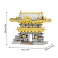thumbnail image 3 of Christmas Decorations A Set Diy 3D Stainless Steel Metal Puzzle Adult Stereo Model Gate 3D Metal Model Kit Christmas Decor, 3 of 9