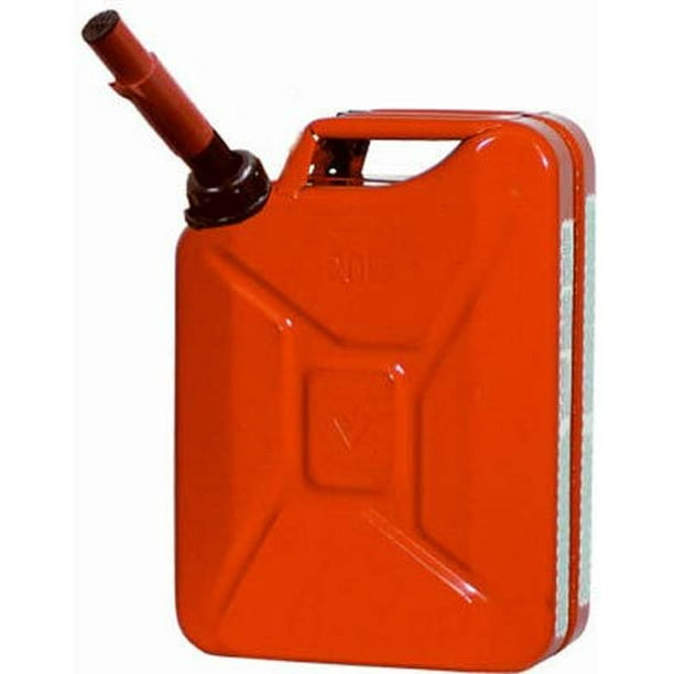 Midwest Can 5 Gallon Metal Auto Shutoff Jerry Gas