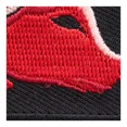 thumbnail image 3 of Zodiac Aries Red Ram With Curled Horns Patch, Astrology Sign Patches, 3 of 3