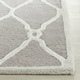 thumbnail image 3 of SAFAVIEH Cambridge Selwyn Geometric Wool Area Rug, Dark Gray/Ivory, 8' x 8' Square, 3 of 7