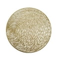 thumbnail image 1 of WHEANG Round Shape Vinyl Placemats Pretty Elegant Easy To Clean Table Mats For Dinner Party Decoration, 1 of 4