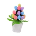 thumbnail image 4 of Huevos de Pascua artificiales Adorno de bonsai Suministros de decoración del hogar Decoración decorativa de Pascua para vacaciones en interiores Puntos de plata, 4 of 8