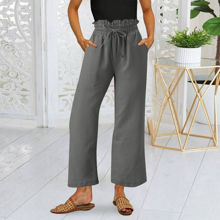 Ankle length women's dress pants top