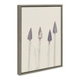 thumbnail image 2 of Kate and Laurel Sylvie Broadhead Framed Canvas Wall Art by Emiko and Mark Franzen of F2Images, 18x24 Gray, Boho-Chic Art for Wall, 2 of 7
