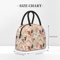 thumbnail image 2 of Easygdp Tropical Beach Sea Shell Bolsa de Almuerzo Insulada Grande, Forro de Aluminio, Diseño Espacioso, a Prueba de Fugas, Ideal para Trabajo, Picnics, Viajes y Actividades al Aire Libre, 2 of 6