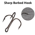 thumbnail image 6 of BE-TOOL 50/100PCS Treble Fishing Hooks High Carbon Steel Fishing Hooks Set with Box (2/0#), 6 of 8