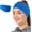 Blue, variant on 1/2/3Pcs Winter Fleece Ear Warmers Muffs Headband for Men Women Kids Ski Running Cycling
